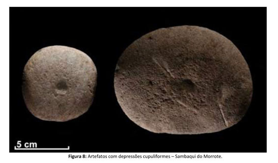 Indústria lítica de sílex. Figura 5. Indústria de pedra polida