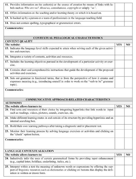 Developing a multidimensional checklist for evaluating language ...