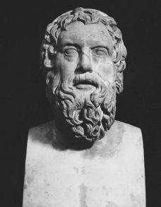 Bust of the Athenian comic poet Aristophanes. © BETTMANN/CORBIS.