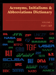 Acronyms, Initialisms & Abbreviations Dictionary, ed. 35, v. 