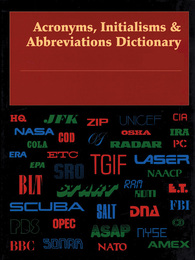 Acronyms, Initialisms & Abbreviations Dictionary, ed. 44, v. 