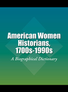 American Women Historians, 1700s-1990s, ed. , v.  Cover