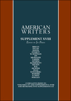 American Writers, Supplement 18, ed. , v.  Cover