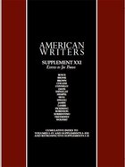 American Writers, Supplement 21, ed. , v.  Cover