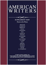 American Writers, Supplement 24, ed. , v. 