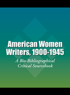 American Women Writers, 1900-1945, ed. , v.  Cover