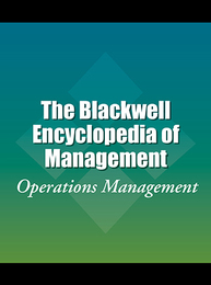 The Blackwell Encyclopedia of Management, ed. 2, v. 10