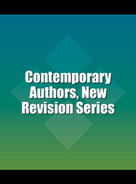 Contemporary Authors, New Revision Series, ed. , v. 180