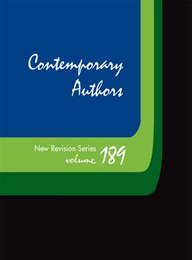 Contemporary Authors, New Revision Series, ed. , v. 189