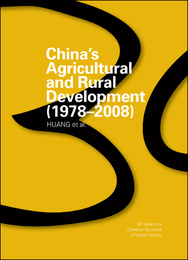 China's Agricultural and Rural Development (1978-2008), ed. , v. 