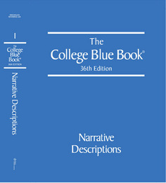 The College Blue Book, ed. 36, v. 