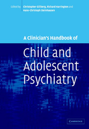 A Clinician's Handbook of Child and Adolescent Psychiatry, ed. , v. 