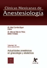 Actualidades anestésicas en ginecología y obstetricia, ed. , v. 