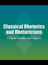 Classical Rhetorics and Rhetoricians, ed. , v. 