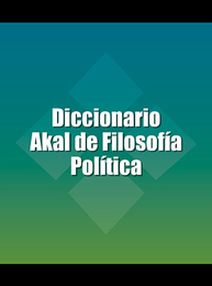 Diccionario Akal de Filosofía Política, ed. , v. 