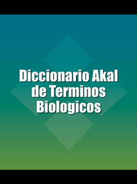 Diccionario Akal de Terminos Biologicos, ed. , v. 