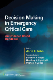 Decision Making in Emergency Critical Care, ed. , v. 