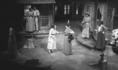 Julia and Hermans mother confront each other in a scene from a 1989 Milwaukee production