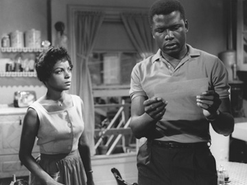 Sidney Poitier and Ruby Dee star in the 1961 version of A Raisin In The Sun