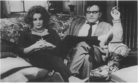 Real-life husband and wife Elizabeth Taylor and Richard Burton as Albees fictional couple Martha and George in the film version
