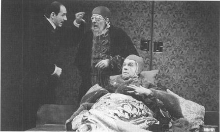 A scene from the National Theatres 1977 production of Volpone.