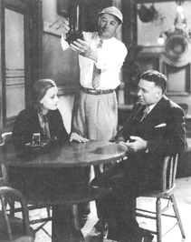 Greta Garbo and Clarence Brown in a scene from the 1930 film adaptation of Anna Christie.