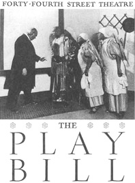 Playbill cover for the 1935 production of The Green Pastures at New Yorks Forty-Fourth Street Theatre.