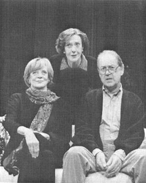 Maggie Smith, Eileen Atkins and John Standing in a scene from the 1997 theatrical production of A Delicate Balance