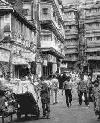 A street in Bombay, India