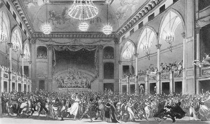 Masquerade party at the Pantheon in London, 1809  Historical Picture ArchiveCorbis
