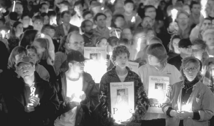 Peace vigil for Matthew Shepard  Liss SteveCorbis Sygma