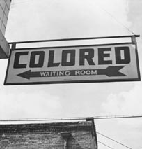 Colored Waiting Room sign