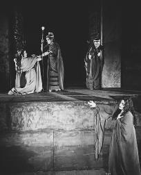 A scene from Richard Strausss 1953 opera production, Elektra