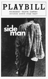 Playbill cover from the 1998 production of Side Man, performed at the Roundabout Theatre Company