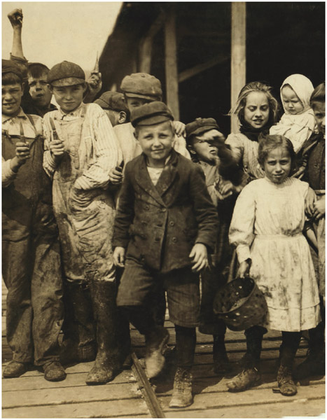 Children as young as five worked in the seafood industry, shucking oysters and peeling shrimp.