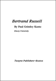 Bertrand Russell, ed. , v. 