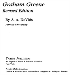 Graham Greene, Rev. ed., ed. , v. 
