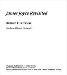 James Joyce Revisited, ed. , v. 
