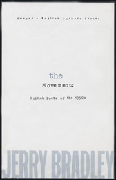 The Movement: British Poets of the 1950s, ed. , v. 