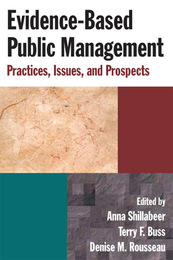Evidence-Based Public Management, ed. , v. 