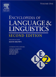 Encyclopedia of Language & Linguistics, ed. 2, v. 
