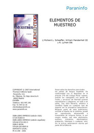 Elementos de muestreo, ed. 6, v. 