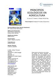 Principios ecológicos en agricultura, ed. , v. 