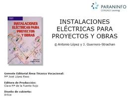 Instalaciones eléctricas para proyectos y obras, ed. 6, v. 
