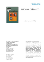 Sistema diédrico, ed. 5, v. 