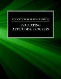 Evaluating Aptitude & Progess, ed. , v. 
