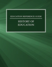 History of Education, ed. , v. 