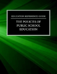 The Policies of Public School Education, ed. , v. 