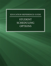 Student Scheduling Options, ed. , v. 