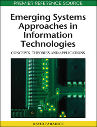 Emerging Systems Approaches in Information Technologies, ed. , v. 